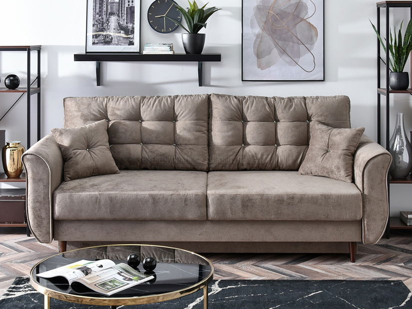 Kétszemélyes kanapé Lirica (bézs)