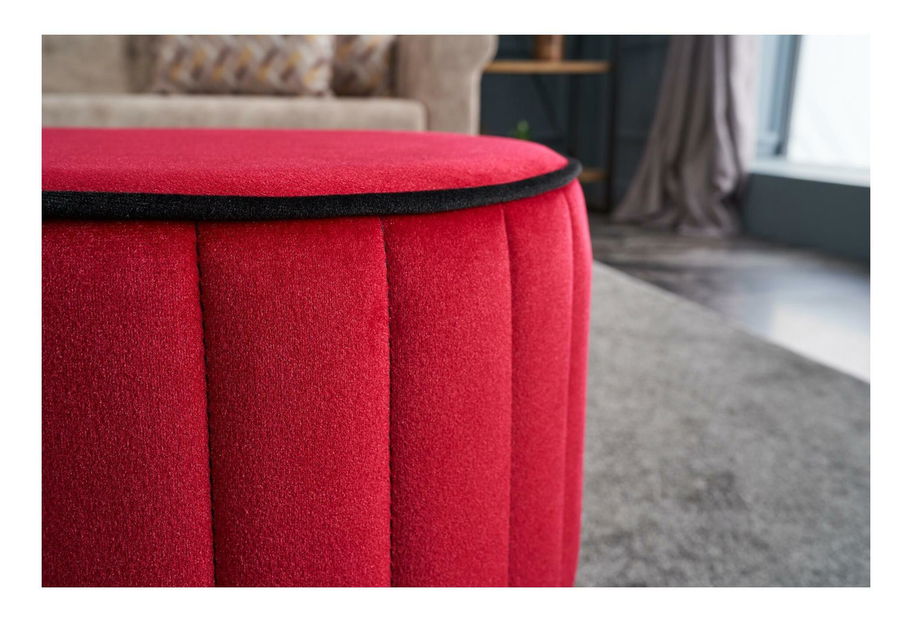 Taburete Dolphie (roșu + negru)