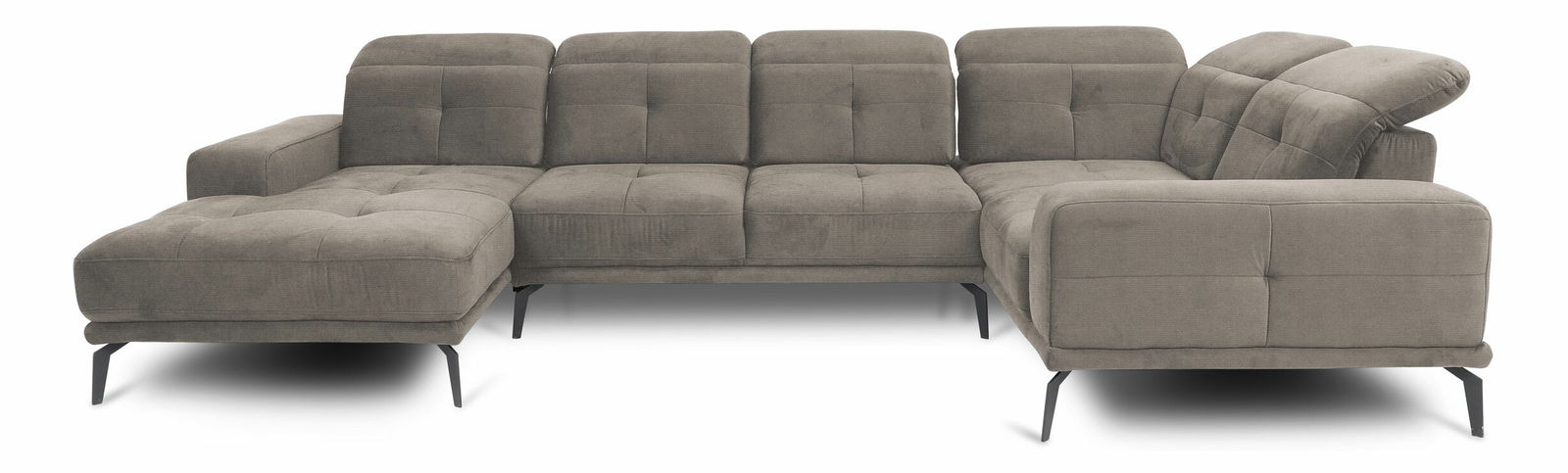 U alakú sarokkanapé Nicolette (bézs) (J)