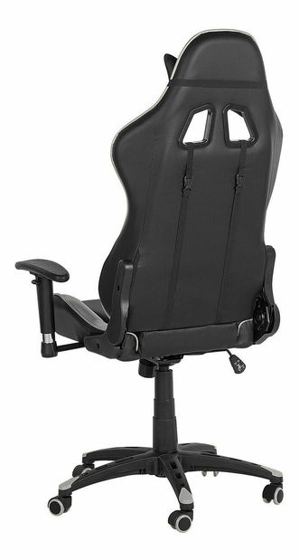 Kancelárska stolička Kite (čierna + strieborná)