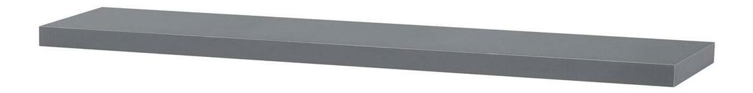 Zidna polica Portero (visoki sivi sjaj)