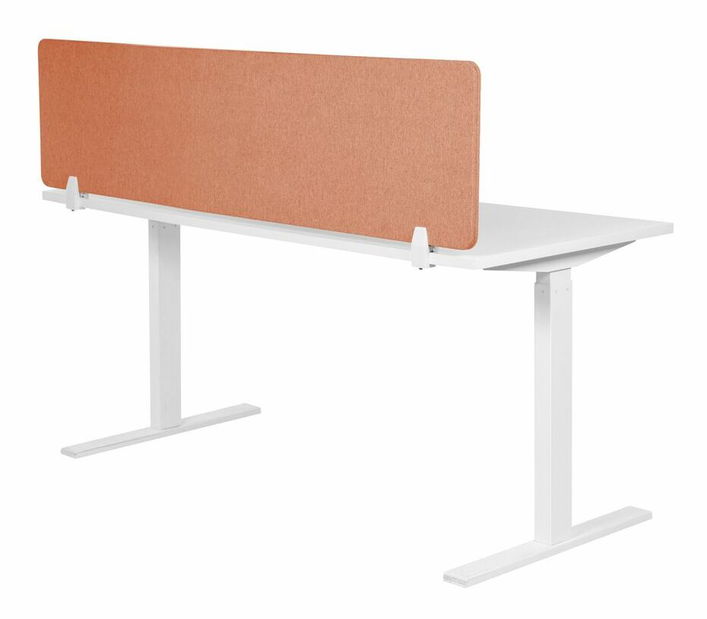 Pregrada za radni stol 160 x 40 cm Walda (crvena) 
