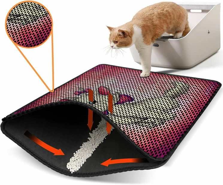 Podložka pod mačací záchod Narasa 12 (viacfarebné)