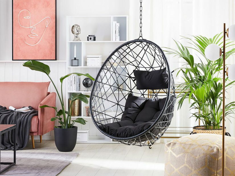 Fotoliu suspendat ALTAI (negru)