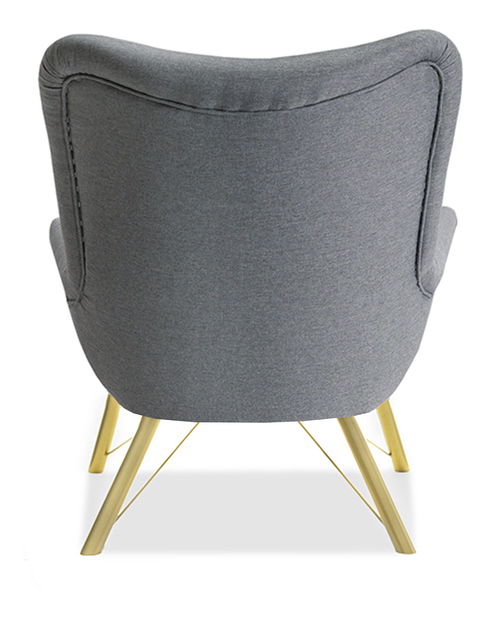 Relax fotel Dawntawn (szürke + arany)