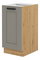 Dolná kuchynská skrinka Lucid 40 D 1F BB (dub artisan + claygrey)