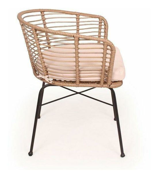 Scaun de grădină Izzy (bej + negru)