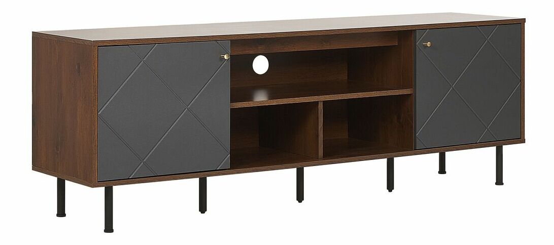 TV stolík/skrinka Patuto (sivá)