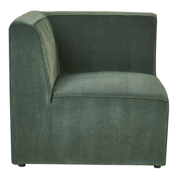 Canapea trei locuri cu taburete Lemia (verde)