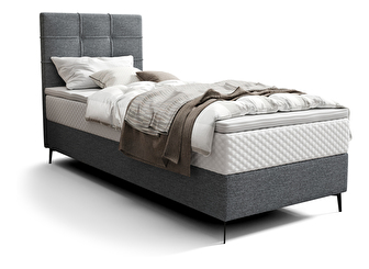 Egyszemélyes ágy 90 cm Infernus Comfort (sötétszürke) (ágyráccsal és tárolóhely nélkül)