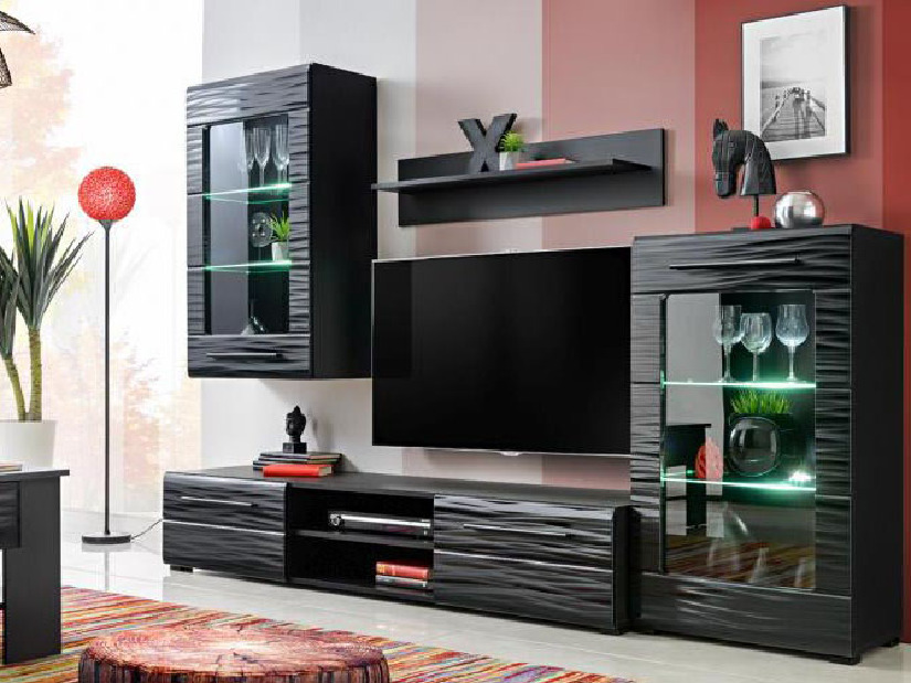 Mobilier living Timi (Negru)