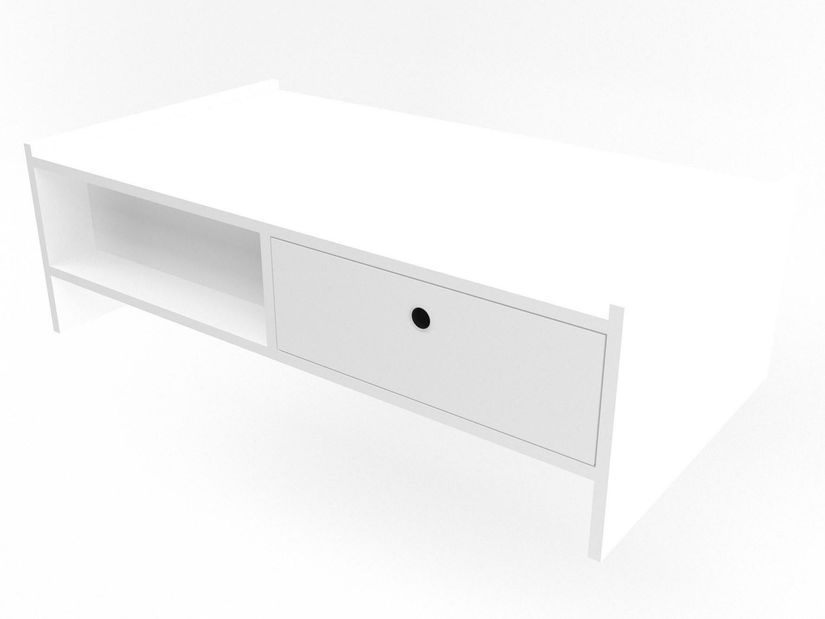 Konferenčný stolík Banaso (biela) 