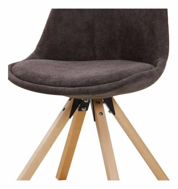 Scaun de sufragerie Sanaga (gri maro)