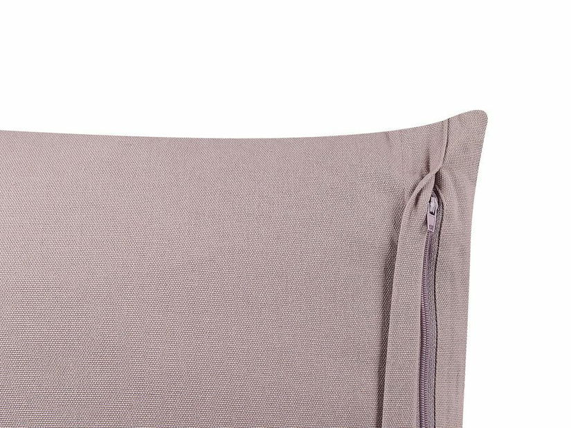 Sada 2 ozdobných vankúšov 45 x 45 cm Lark (ružová)