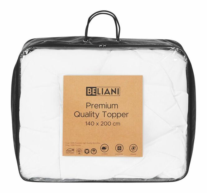 Husă pentru saltea 200x140 cm Yenego (alb)