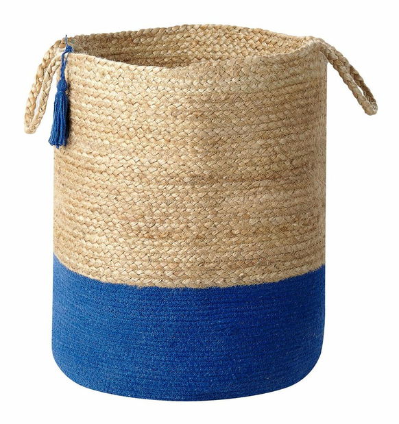 Set košara za pohranu (2 kom.) Gregory (bež + mornarsko plava)