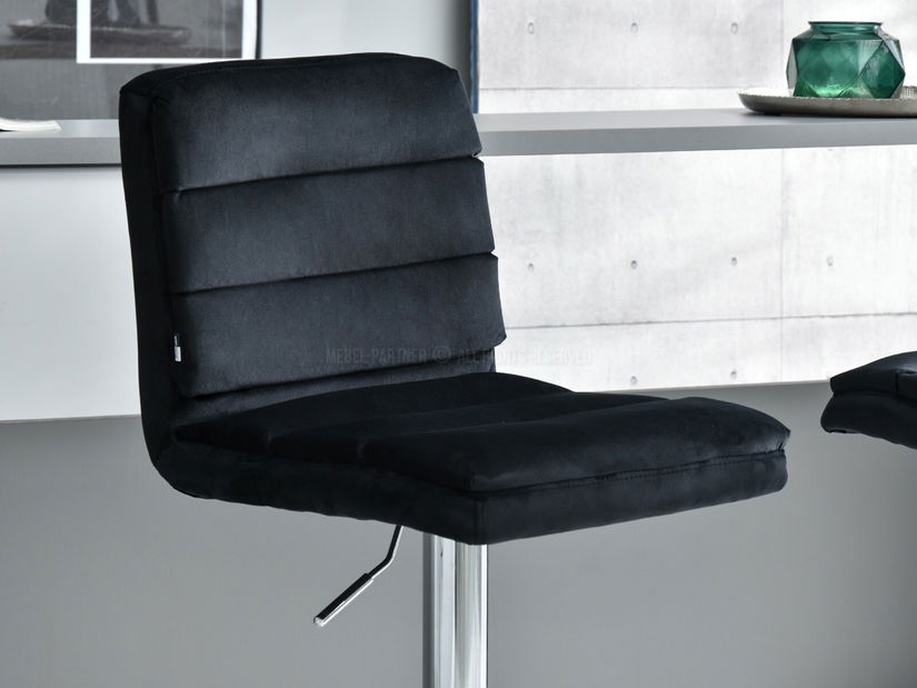 Stolica Hanoi (crna + krom)