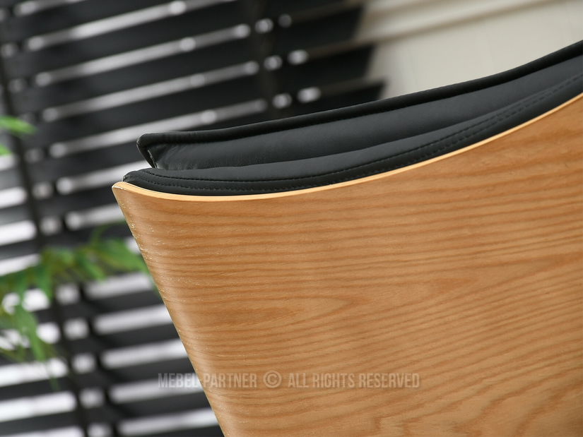 Irodai fotel Leoss (fekete)