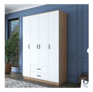 Ruhásszekrény Bastet 2331 (dió + fehér)