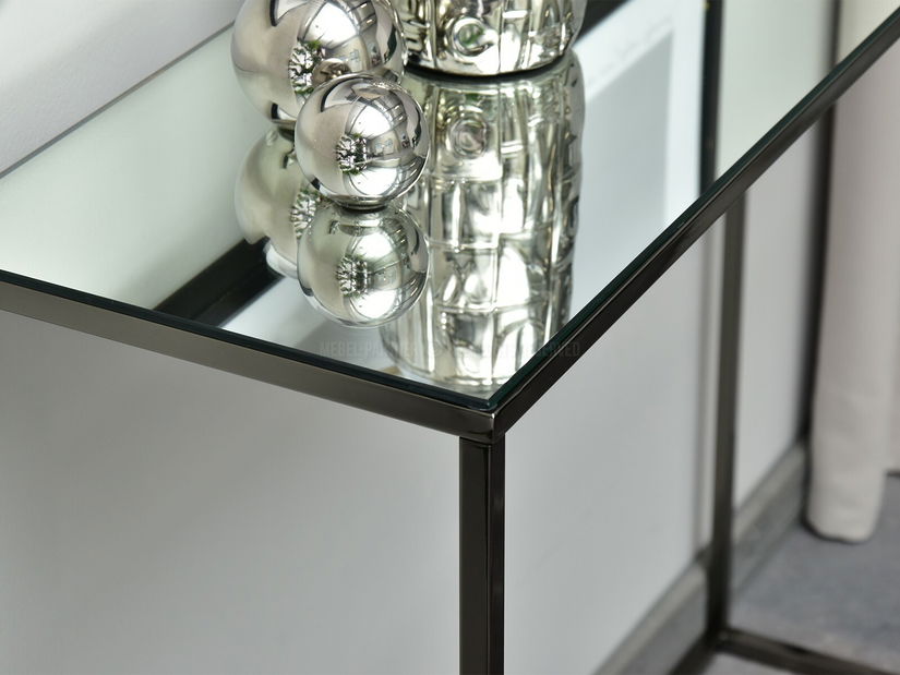 Konzolasztal Bella Kons (króm + fekete)