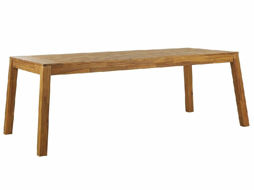 Set mobilier de grădină LIVIGNO (lemn deschis) (cu scaune) (pentru 6 persoane)