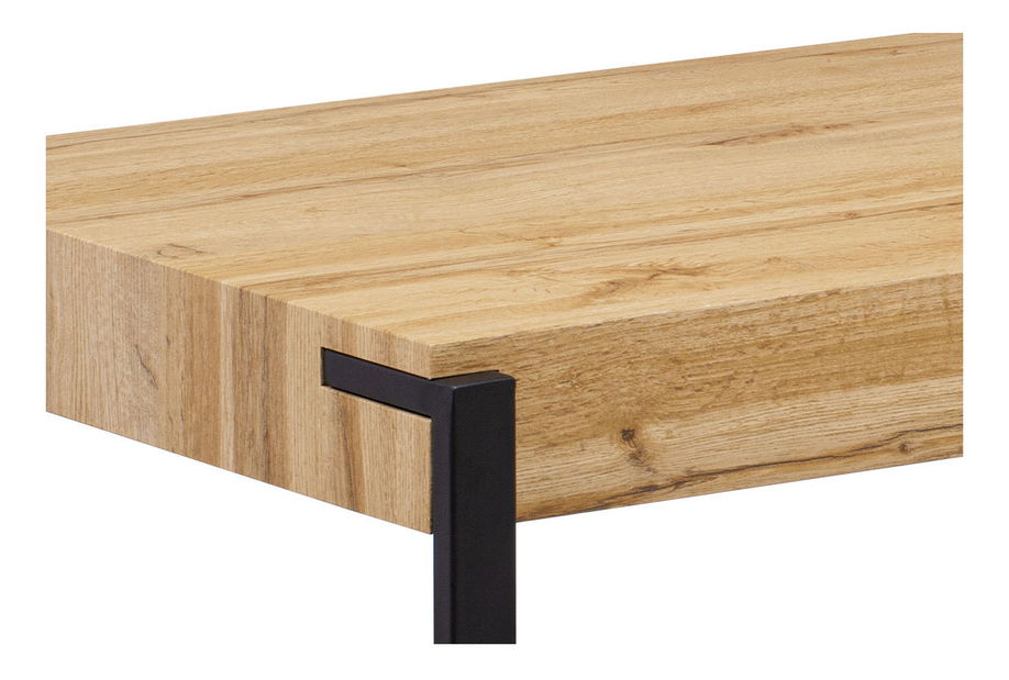 Stolić za kavu Ariane-250-OAK (hrast + crna)