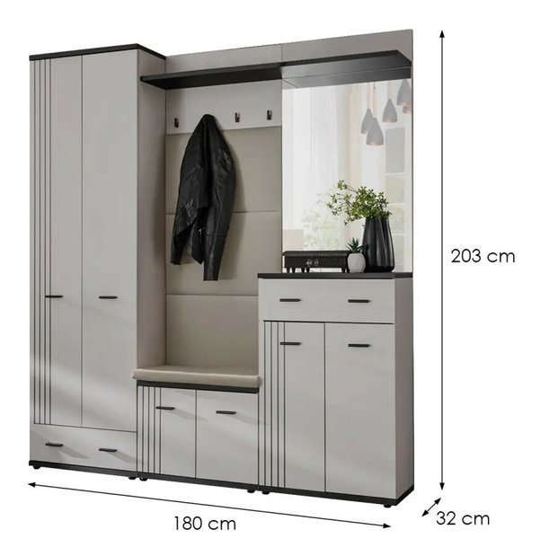 Hol Hagon HG 7+P (Cashmir + Negru) (cu pernă)
