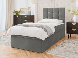 Jednolôžková posteľ 100 cm Cinara (sivá)