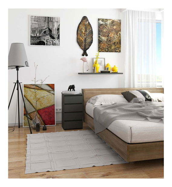 Comodă Cipriano II (grafit gri)