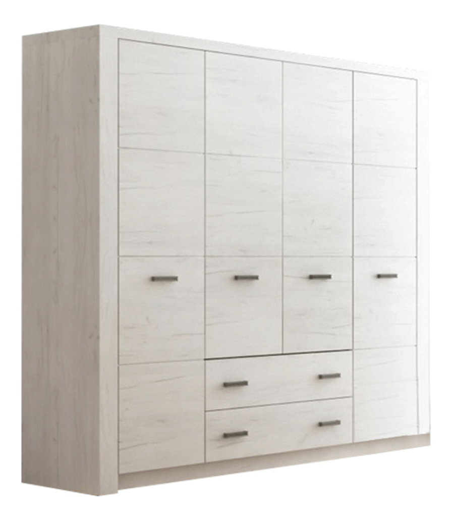 Šatníková skriňa Inneas (jaseň biely)