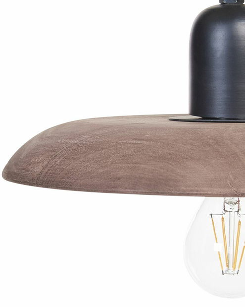 Závesné svietidlo Maneera (tmavé drevo)