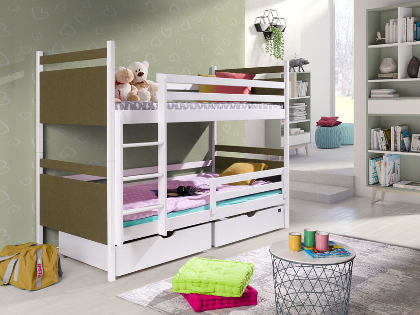 Dječji krevet 90 x 190 cm Talia (s podnicom i prostorom za odlaganje) (sawana 02)