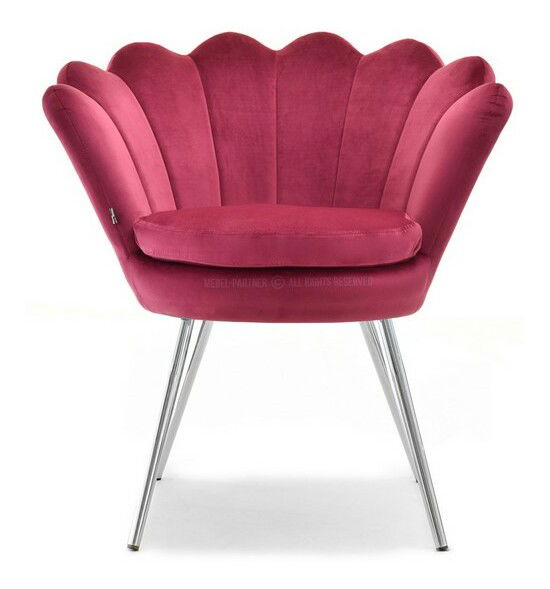 Kreslo Lasair (ružová + čierna)