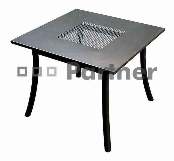Záhradný stôl PL 90 x 90 cm (kov)