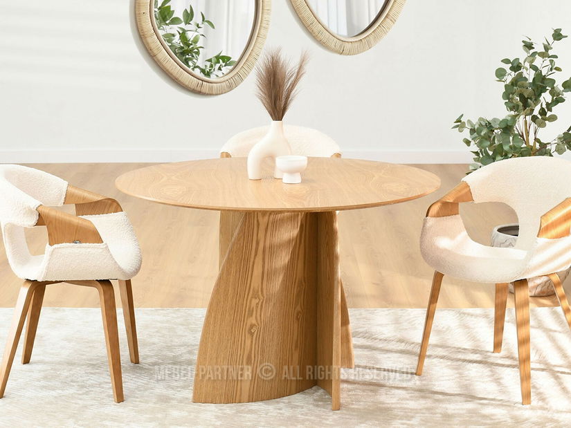 Masă sufragerie Gustado (stejar) (pentru 4 persoane)