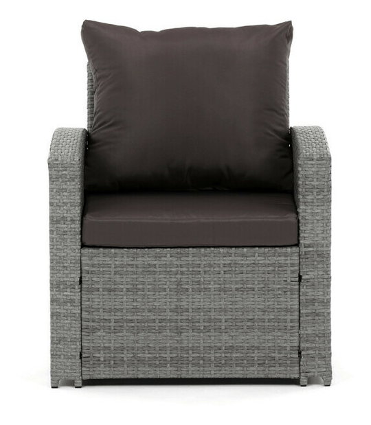 Záhradná zostava Flax (sivá)