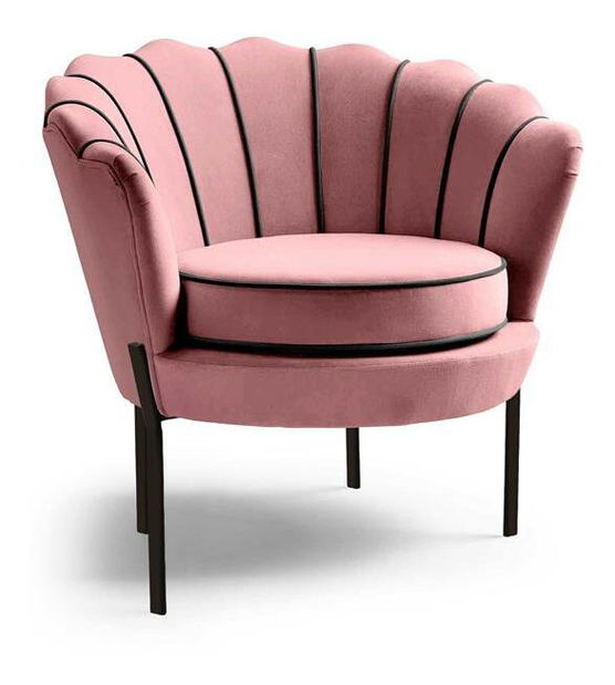 Relax fotel Alona (rózsaszín + fekete)