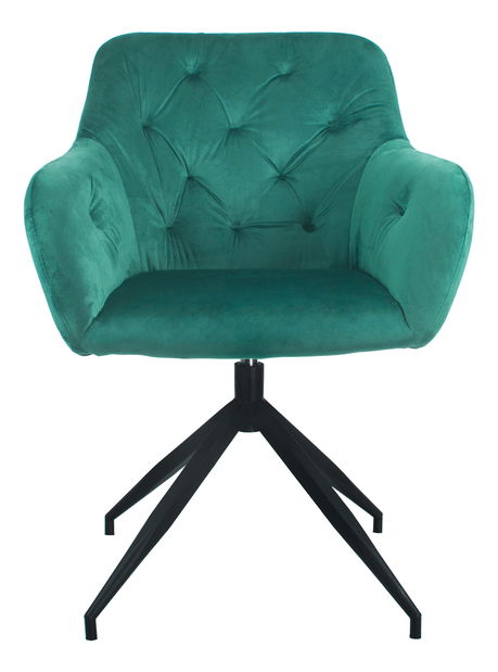 Forgószék Viata (zöld + fekete) 