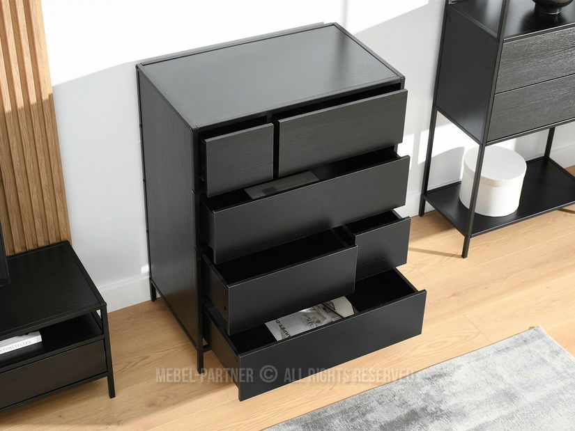 Set za dnevni boravak Sumarisimo 1 (crna)