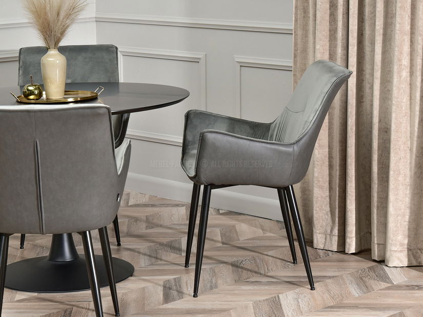 Szék Maurizius (szürke + fekete)