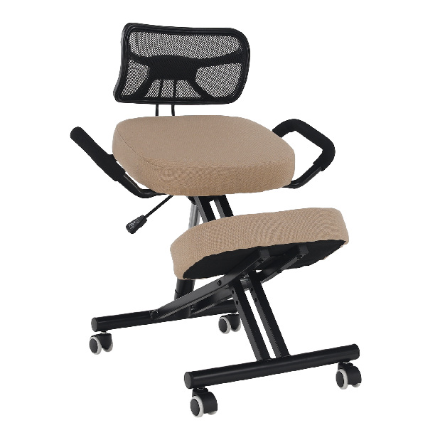 Ergonomikus irodai szék Rusu (bézs + fekete)