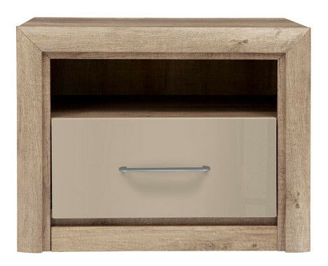 Noptieră Koen 2 KOM1S (stejar canyon monument + luciu gri nisipiu)