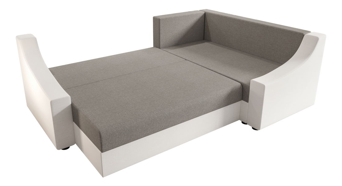 Kutna garnitura Opal Plus (narančasta + crna) (L)