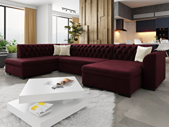 Velika sofa za dnevni boravak Emrys (desna) (Magic Velvet 2202 + Magic Velvet 2202 + Magic Velvet 2250)