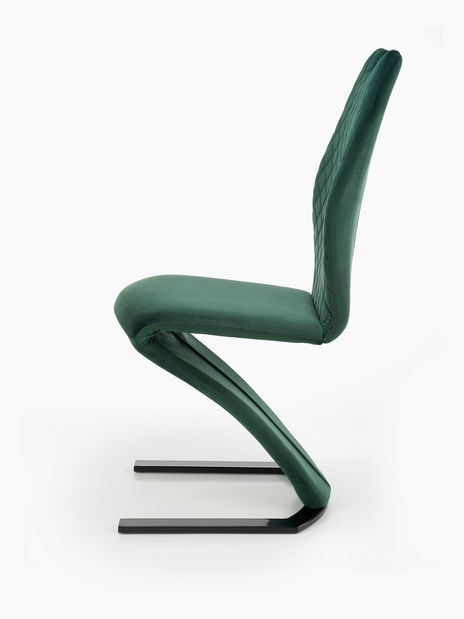 Scaun de sufragerie Klamgan (verde închis)