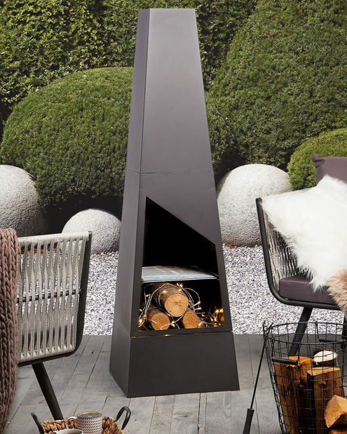 Loc pentru foc YASUJ (oțel) (negru)