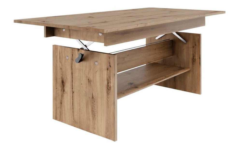 Blagovaonski stol na razvlačenje- Tempo Kondela Likud (hrast artisan) (za 4-6 osoba)