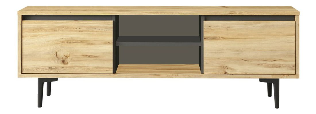 TV stolík/skrinka Ariel 1 (Prírodná + Antracit)