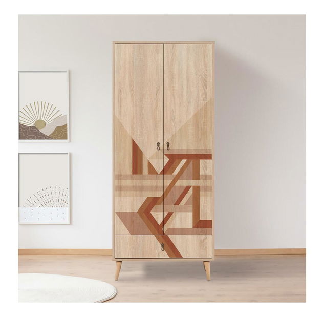 Ruhásszekrény Cettelona (sokszínű)