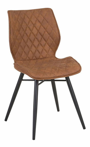 Set 2 buc. scaune pentru sufragerie Lissa (maro auriu)